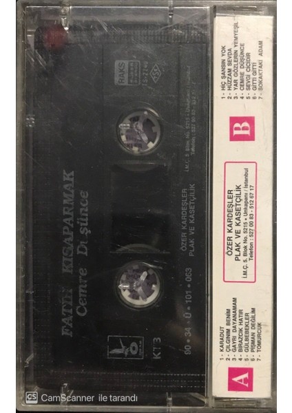 Fatih Kısaparmak Cemre Düşünce Kaset