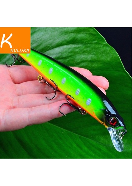 No.6 Tarzı 1 Adet Gerçekçi Sallantılı Yem Balıkçılık Yemi 3D Gözler 14CM.5G Levrek Yapay Sert Yem Balıkçılık Donanımı Yüzen Yem 6# Kanca Ile (Yurt Dışından)