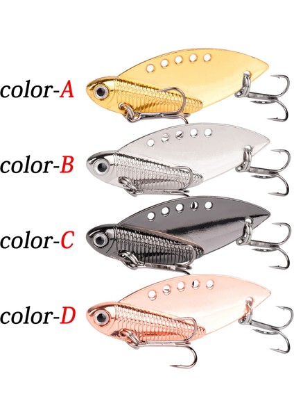 Silver-2 Kanca Stili 20G Metal Vıb 7g 10G 15G 20G Balıkçılık Yemi Titreşimli Spooer Yemler Crankbait Levrek Yapay Sert Yem Cırcır Vıb Takımı (Yurt Dışından)