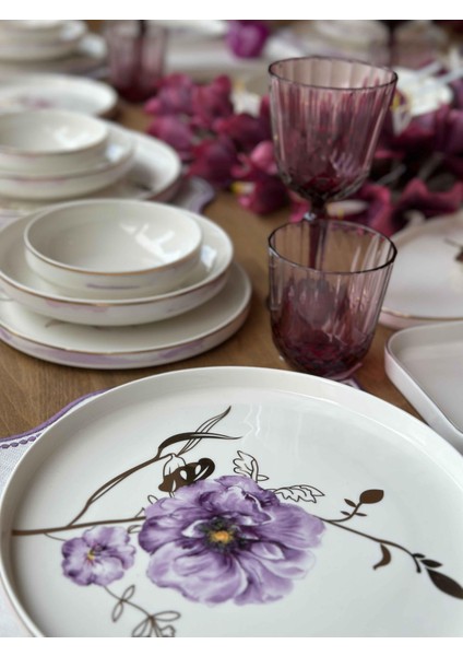 Yemek Takımı Modern Violet 52 Parça 6 Kişilik