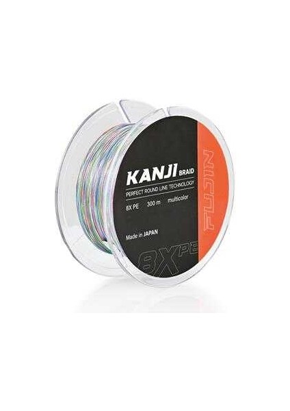 Kanji 8x 300MT Multi Color Pe Line 0.185MM