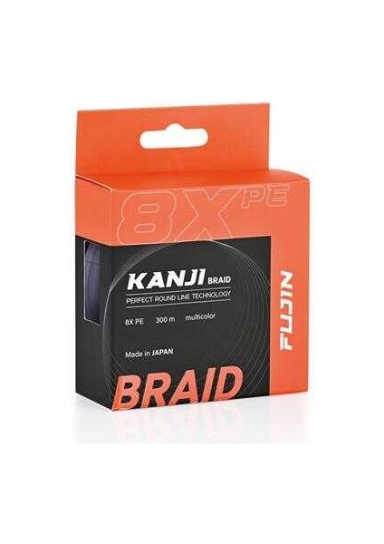 Kanji 8x 300MT Multi Color Pe Line 0.185MM