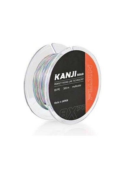 Kanji 8x 300MT Multi Color Pe Line 0.205MM