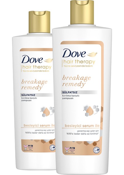 Hair Therapy Saç Bakım Şampuanı Breakage Remedy %0 Sülfat 350 ml x 2 fiyatları