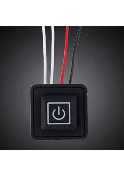 5V Silikon Anahtar Elbise Isıtıcı Dimmer 3 Çalışma Modlu 3 Renk Led Göstergeli
