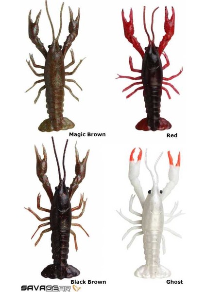 Lb 3D Crayfish 8 cm 4 gr F 4 Adet Sahte Balık Ghost