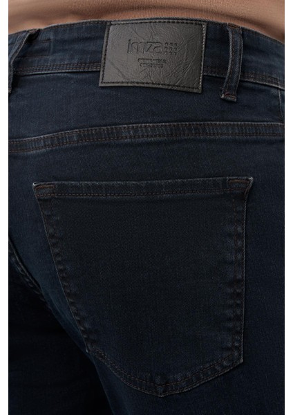 Koyu Lacivert Düz Gabardin Pamuklu 5 Cep Slim Fit Casual Denim Pantolon 1023245159 indirimleri
