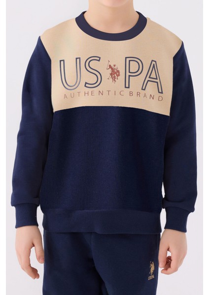 U.s. Polo Assn Erkek Çocuk Krem Eşofman Takımı fırsatları