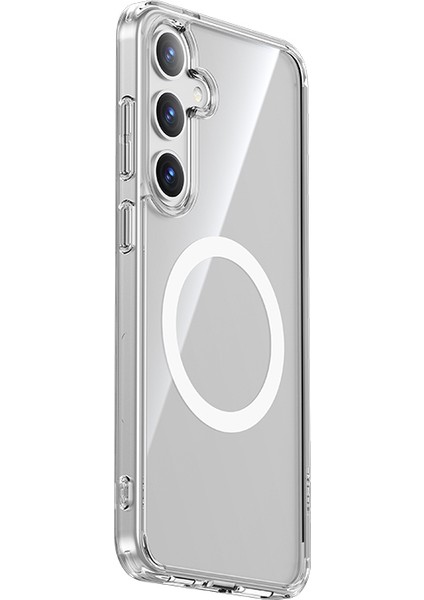 Galaxy S24 Plus Kılıf Magsafe Şarj Özellikli Airbagli Şeffaf Benks Lucentpro Serisi Kapak