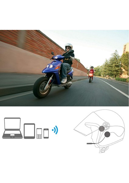 Motosiklet Kaskı Bluetooth 4.2 Kulaklık, Su Geçirmez Spor Kulaklık (Yurt Dışından) fırsatları