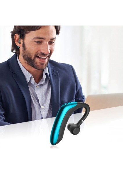 Aramalar Için Gürültü Engelleme Özellikli Bluetooth Kulaklık Mavi (Yurt Dışından)