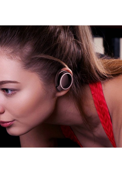 Bluetooth 5.0 Asılı Kulak Tipi Kulağa Girmeyen Kablosuz Siyah (Yurt Dışından)