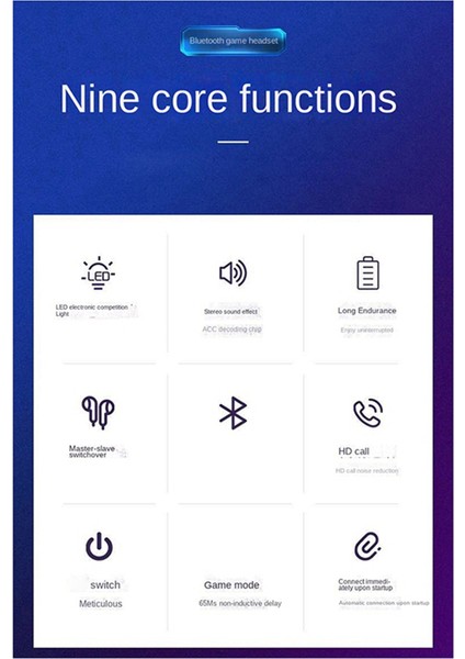 Yeni Bluetooth 5.3 Kulaklık Kablosuz Kulaklık Çift Modlu Oyun Kulaklığı (Yurt Dışından) fırsatları
