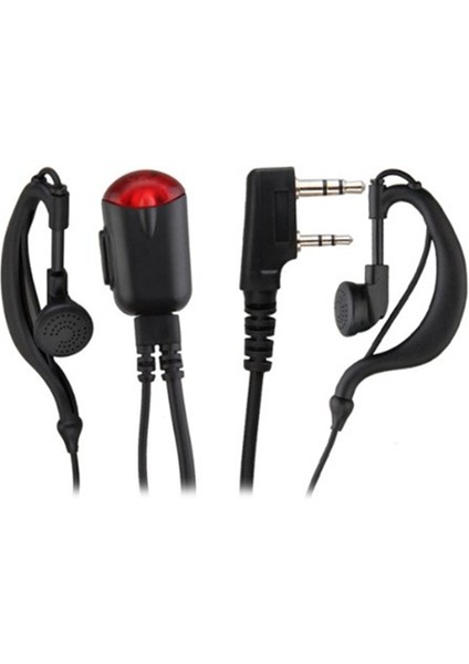 Kenwood Walkie Talkie Radyo Için Kulak Kancalı LED Kulaklık Kulaklık (Yurt Dışından) indirimleri
