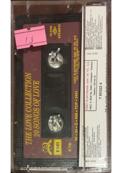 The Love Collection 20 Songs Of Love Kaset fiyatları