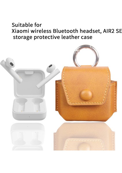 Xiaomi Air2 Se Kulaklık Kahverengi Için Düşme Önleyici Darbeye Dayanıklı Deri Kılıf (Yurt Dışından) fırsatları