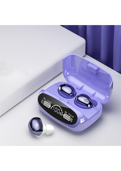 Kablosuz Kulaklık Stereo Spor Dokunmatik Kulaklık (Siyah) (Yurt Dışından)