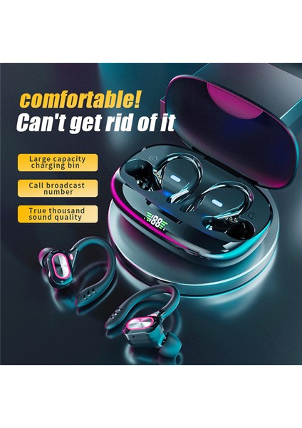 Kablosuz Kulaklıklar Kulakiçi Su Geçirmez Kulaklıklar(Siyah) (Yurt Dışından) fırsatları