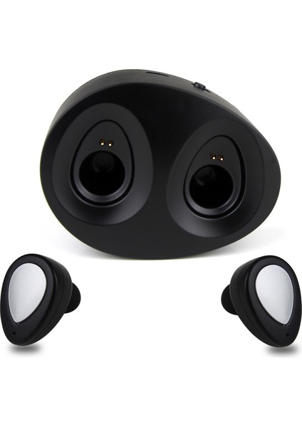 Bluetooth Stereo Kulak Içi Kulaklık Kulakiçi Kulaklık Siyah+Gümüş (Yurt Dışından) fırsatları