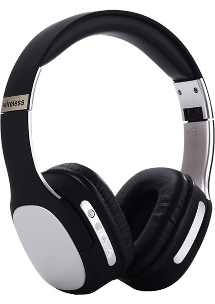 Taşınabilir Kablosuz Bluetooth Kulaklık Stereo Kulaklık Gümüş (Yurt Dışından)