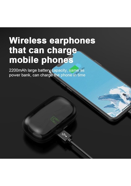 iPhone Android Için Bluetooth 5.0 Kablosuz Kulaklık Kulaklık Mini Kulak Içi Bölmeler (Yurt Dışından) indirimleri