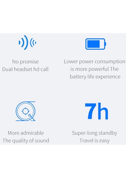 V5 Binaural Mini Bluetooth Kulaklık Tws 5.0 Gerçek Stereo Su Geçirmez (Yurt Dışından)