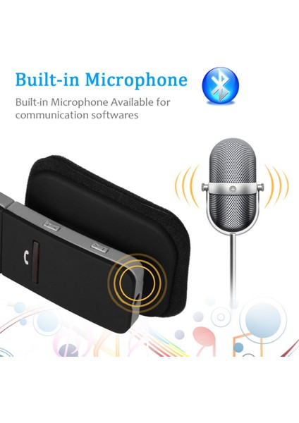 BQ618 Bluetooth Kulaklık Dahili Mikrofon Kulaklık (Siyah) (Yurt Dışından)