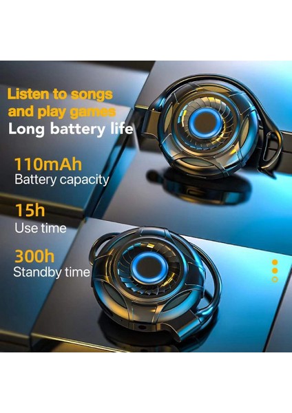 Kablosuz Bluetooth Kulaklık Dokunmatik Kontrollü Kulaklık Tws-Beyaz (Yurt Dışından)