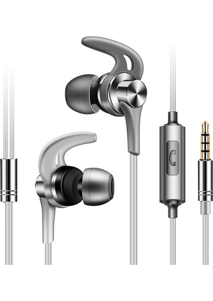 J02 Mikro Tip 3,5 mm Stereo Bas Gürültü Engelleme Özellikli Kulak Içi Kulaklık (Yurt Dışından)