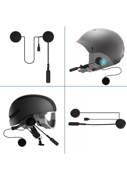 Motosiklet Bluetooth Csr Kask Kulaklık (Yurt Dışından)