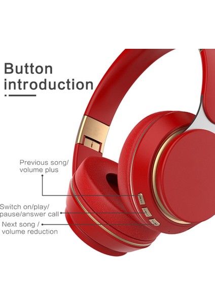 Kablosuz Bluetooth Kulaklık Katlanabilir Stereo Ayarlanabilir Kulaklık Beyaz (Yurt Dışından) fırsatları