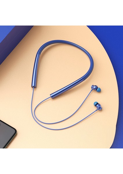 Boyun Bluetooth Kulaklık 48H Uzun Ömürlü Spor Su Geçirmez (Mavi) (Yurt Dışından) indirimleri