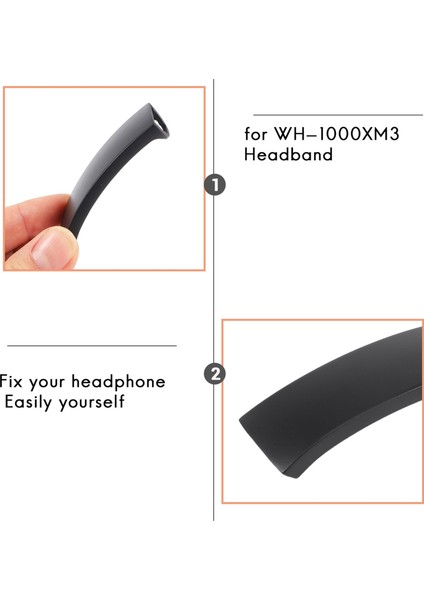 Sony WH-1000XM3 Xm3 Kulaklık Siyah Için Kafa Bandı Değiştirme (Yurt Dışından)