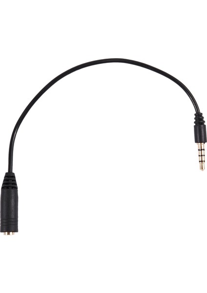 iPhone Için Mini Siyah 3,5 mm Kulaklık Adaptör Kablosu (Yurt Dışından)