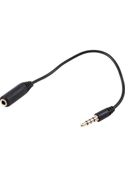 iPhone Için Mini Siyah 3,5 mm Kulaklık Adaptör Kablosu (Yurt Dışından)