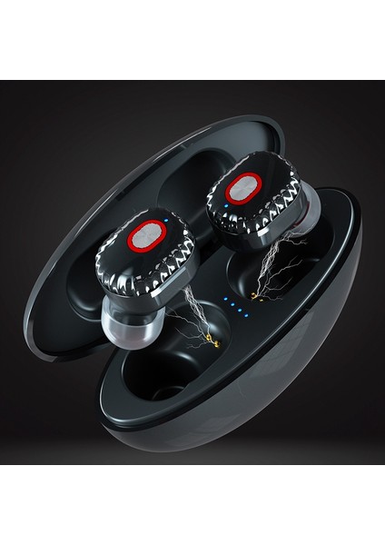 LD01 Iki Kulak Kablosuz Bluetooth Kulaklık Girişi Kulaklık Siyah (Yurt Dışından)