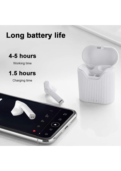 Ios Android Için H19T Tws Bluetooth Kulaklık Mini Kablosuz Kulaklık (Yurt Dışından)