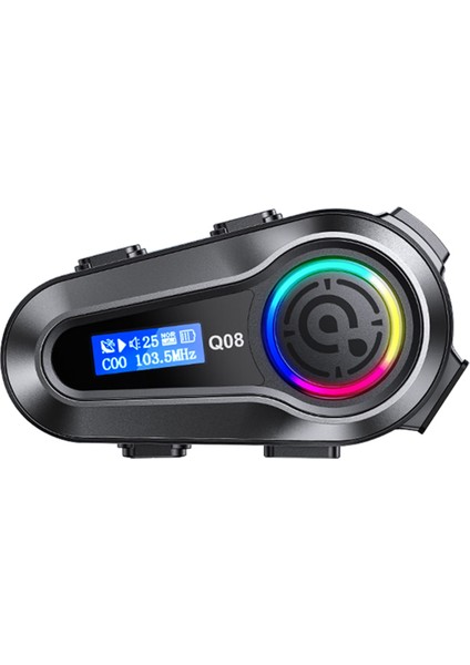 Motosiklet Kaskı Kulaklık Fm Radyo Bluetooth 5.3 Kablosuz Su Geçirmez (Yurt Dışından)