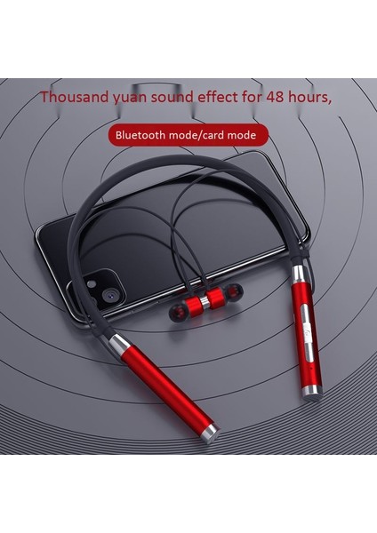 Kablosuz Bluetooth Boyun Bantlı Kulaklık Beyaz Su Geçirmez Spor Kulaklıklar (Yurt Dışından) fiyatları