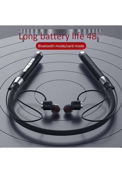 Kablosuz Bluetooth Boyun Bantlı Kulaklık Beyaz Su Geçirmez Spor Kulaklıklar (Yurt Dışından) modelleri