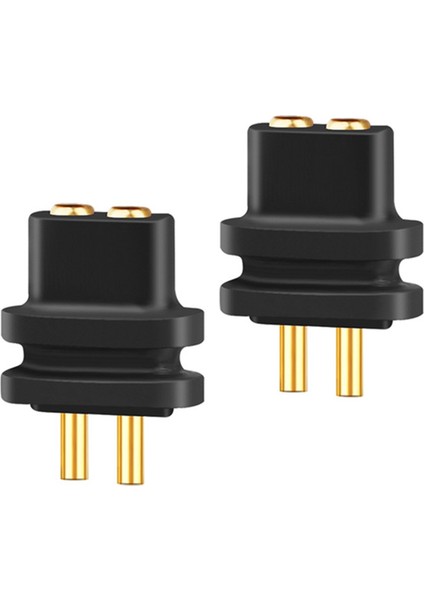 2 Adet 2 Pin 0.78MM Dişi Soket Çift Iğne Soket Siyah (Yurt Dışından)