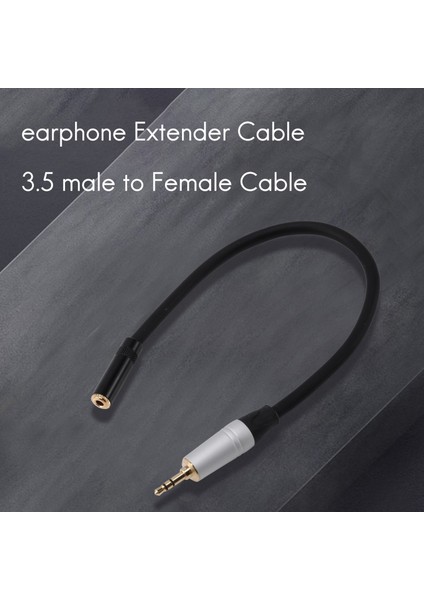 3.5mm Ses Uzatma Kablosu Jakı 3.5 Erkek - Kadın Kulaklık Arabası (Yurt Dışından)