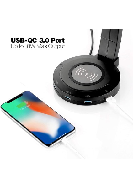 USB Kanca Masaüstü Rgb Kulaklık Tutucu 3.0 Verici Olarak Kullanılabilir (Yurt Dışından) modelleri