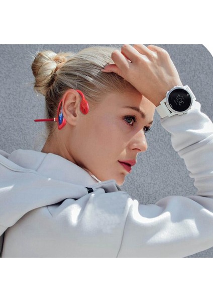Kemik Iletimli Bluetooth Kulaklık, Koşu, Spor, Fitness Için -Kırmızı (Yurt Dışından) fiyatları