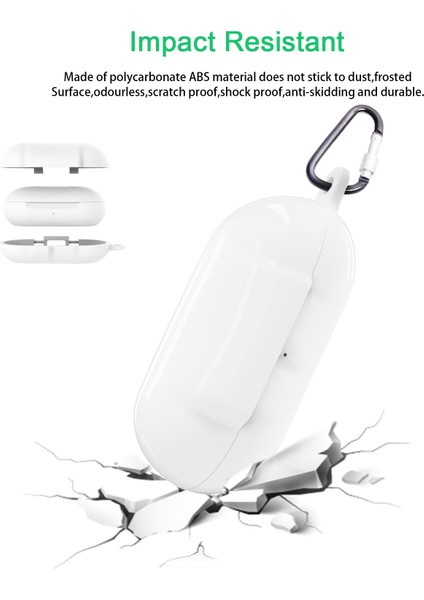 Samsung Galaxy Buds-Beyaz Için Anti-Şok Esnek Pc Kılıfı Sert Kabuk (Yurt Dışından) fırsatları
