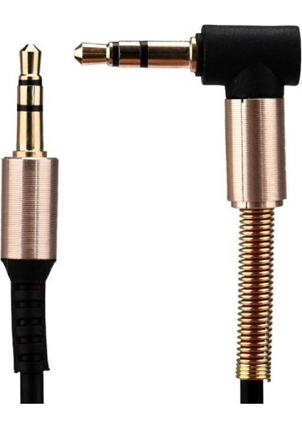 3,5 mm Jack Erkek - Erkek Kulaklık Aux Ses Uzatma Kablosu (Siyah) (Yurt Dışından)