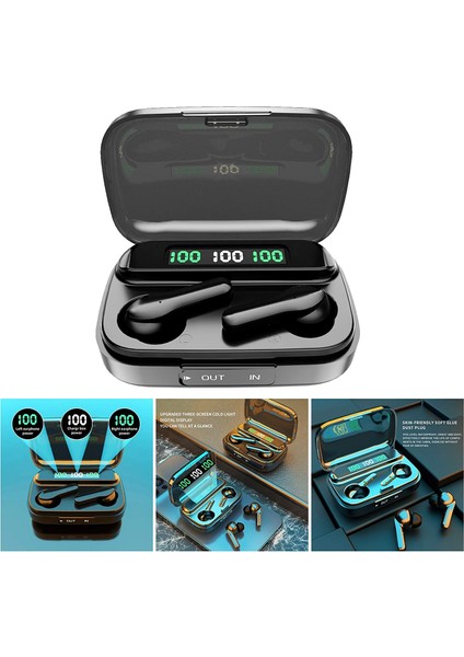 Suya Dayanıklı Kulak Içi Hifi 9d Kablosuz Kulaklık Kulaklık - Siyah (Yurt Dışından) fırsatları
