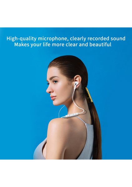 Cep Telefonu Kulak Içi Oyun Mikrofonlu Kablolu Kulaklık 3.5mm Kulaklık (Yurt Dışından)
