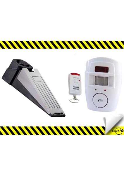 LR-NG300 Uzaktan Kumandalı Alarm Seti + Lorex LR-DST01 Stop Alarm