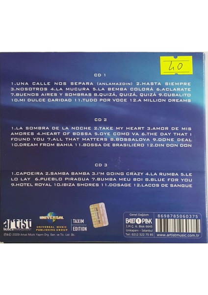 Latin Lounge – 36 Great Chill Tunes By The Sea CD
